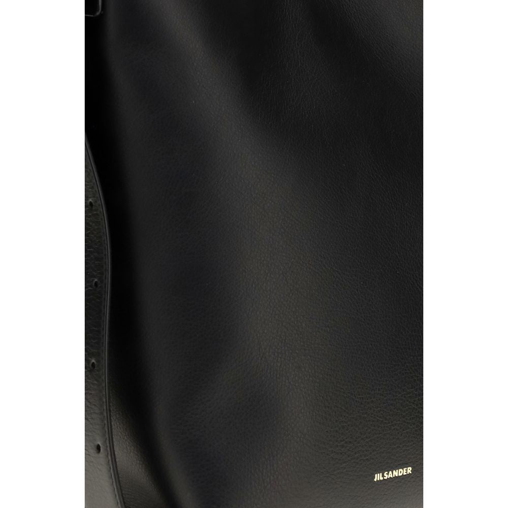 Jil Sander Black Calf Leather Bos Taurus Handbag | Regal Royce