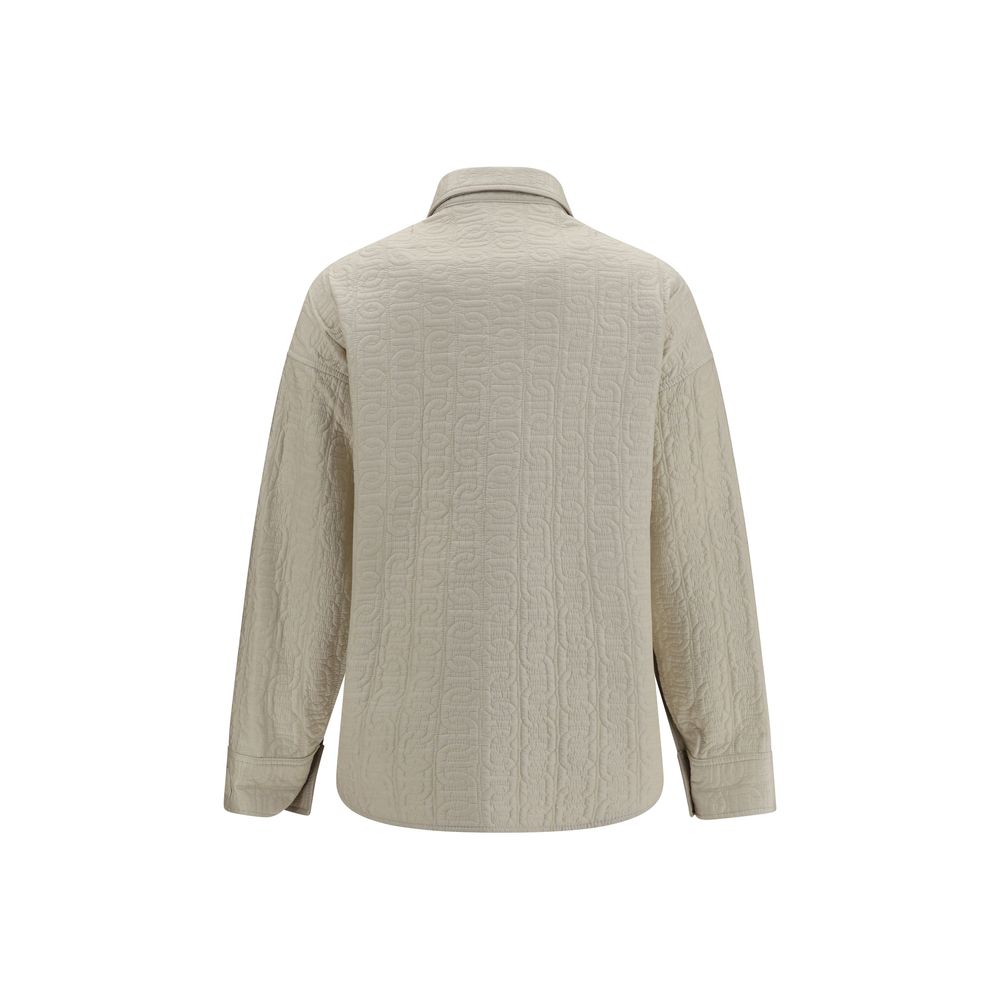 Moncler Beige Polyamide Full-Length Jacket | Regal Royce