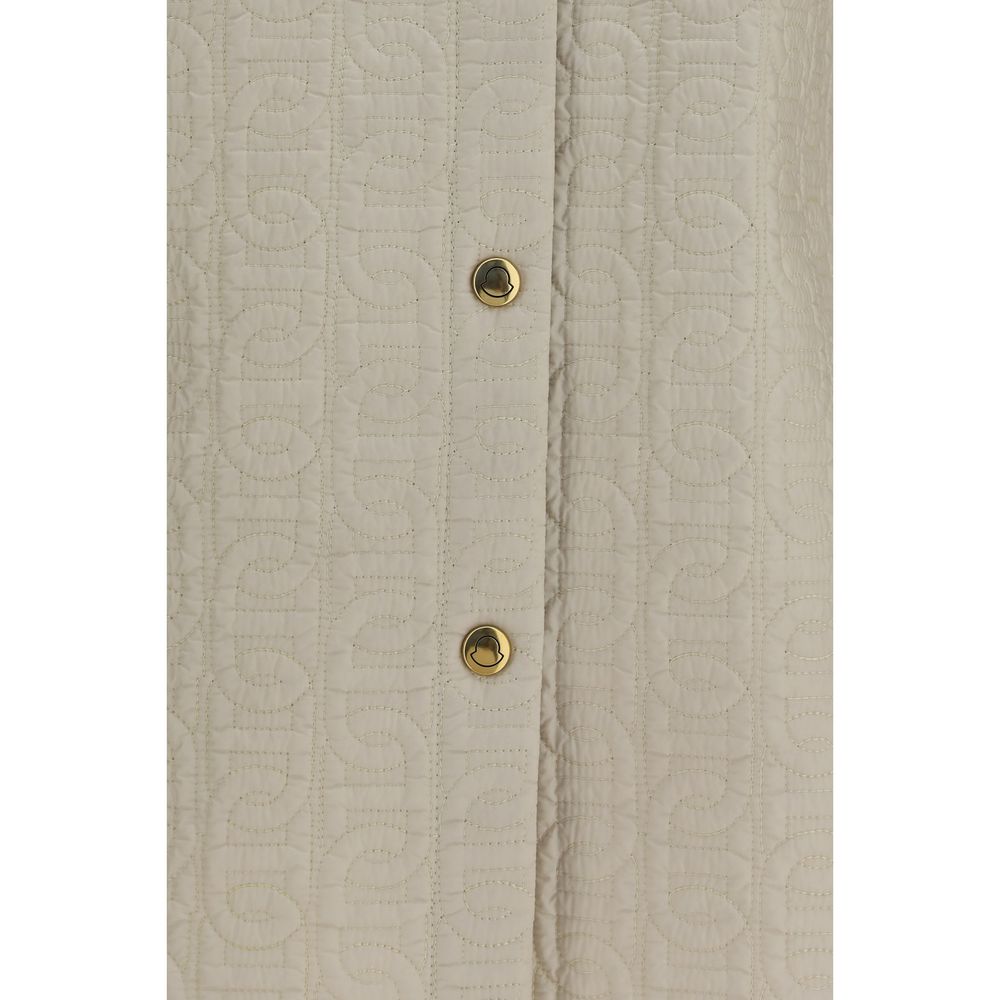 Moncler Beige Polyamide Full-Length Jacket | Regal Royce