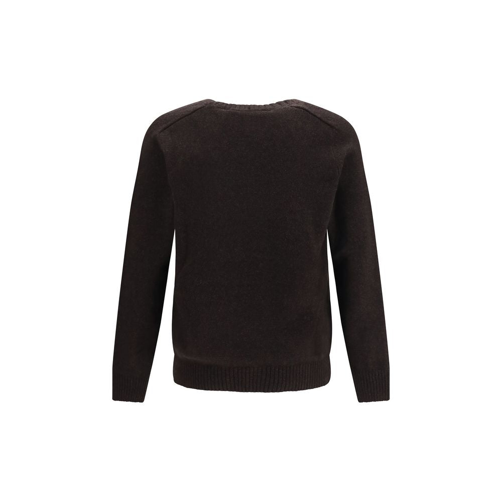 Brooksfield Brown Wool Oves Aries Sweatshirt | Regal Royce