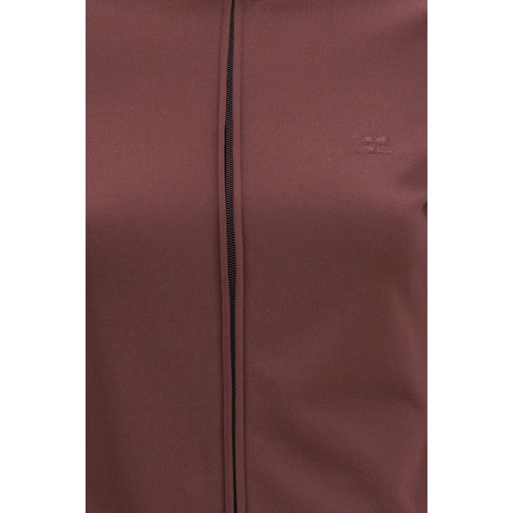 Courrèges Bordeaux Polyester Sweatshirt | Regal Royce