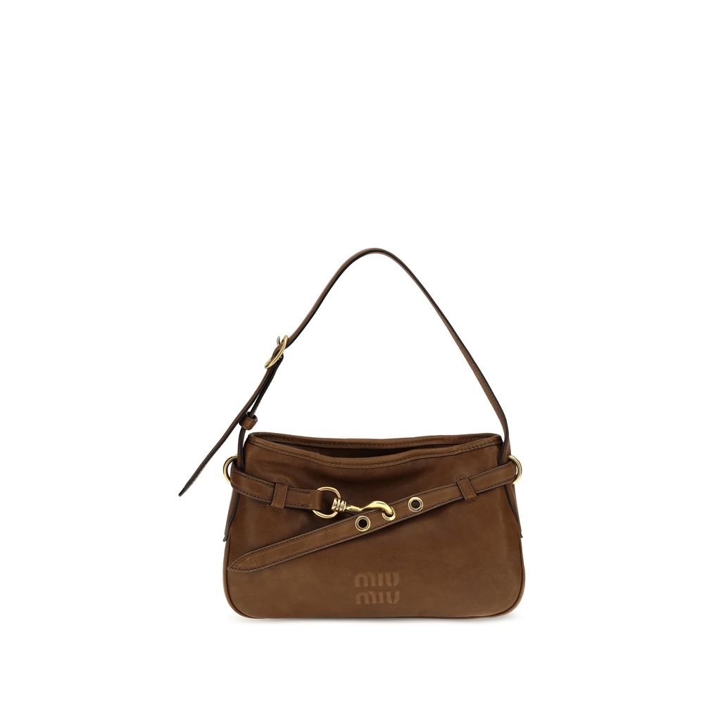 Miu Miu Brown Lamb Ovis Aries Aries Shoulder Bag | Regal Royce