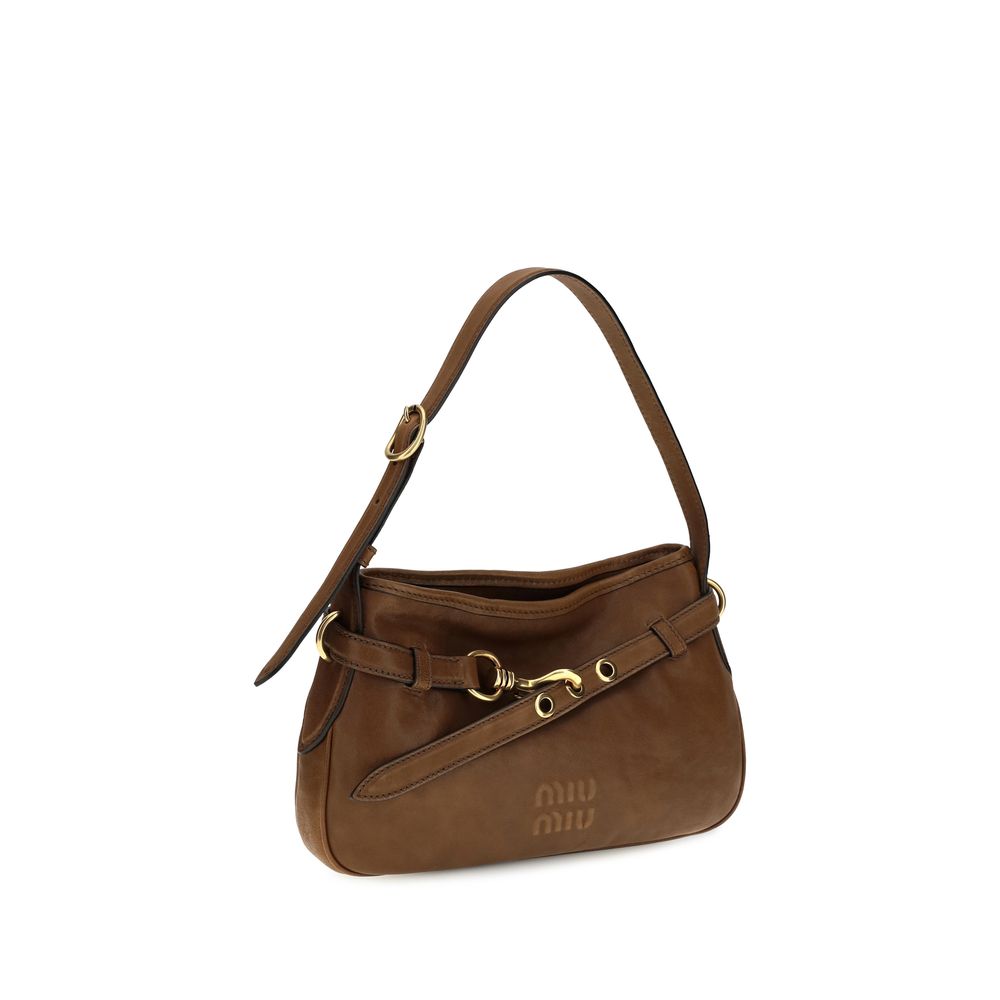 Miu Miu Brown Lamb Ovis Aries Aries Shoulder Bag | Regal Royce