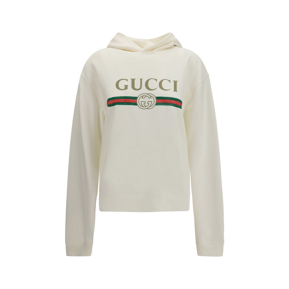 Gucci White Cotton Sweatshirt | Regal Royce