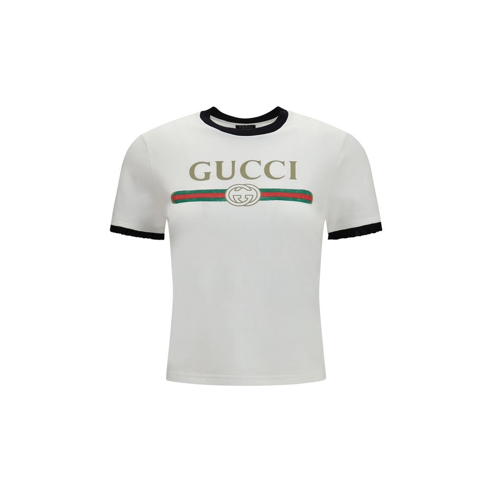 Gucci White Cotton T-Shirt | Regal Royce