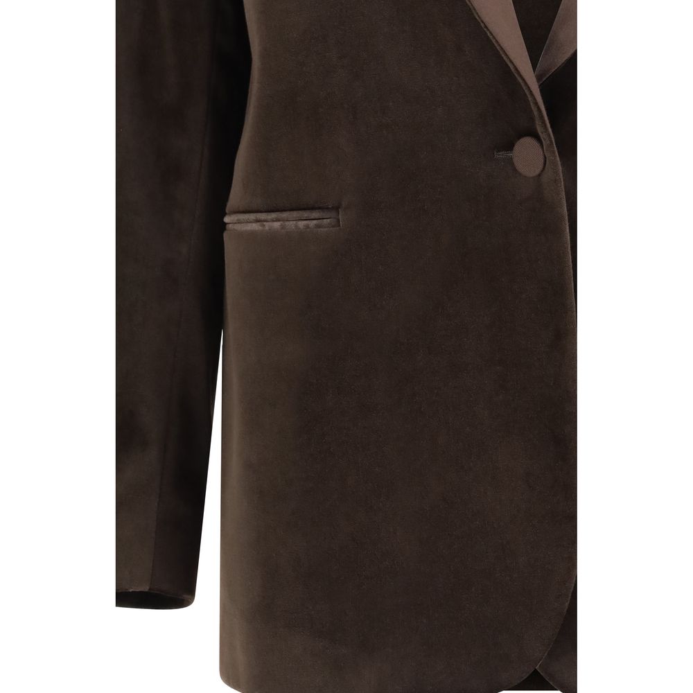 Lardini Brown Cotton Blazer | Regal Royce