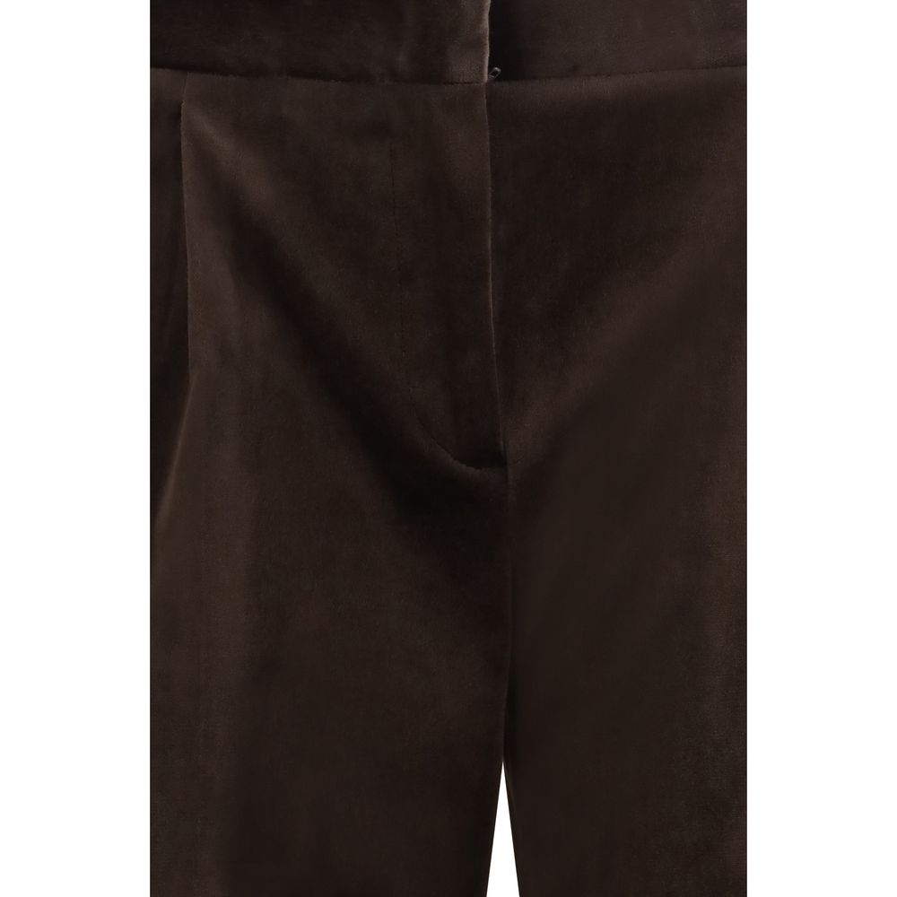 Lardini Brown Cotton Pants | Regal Royce