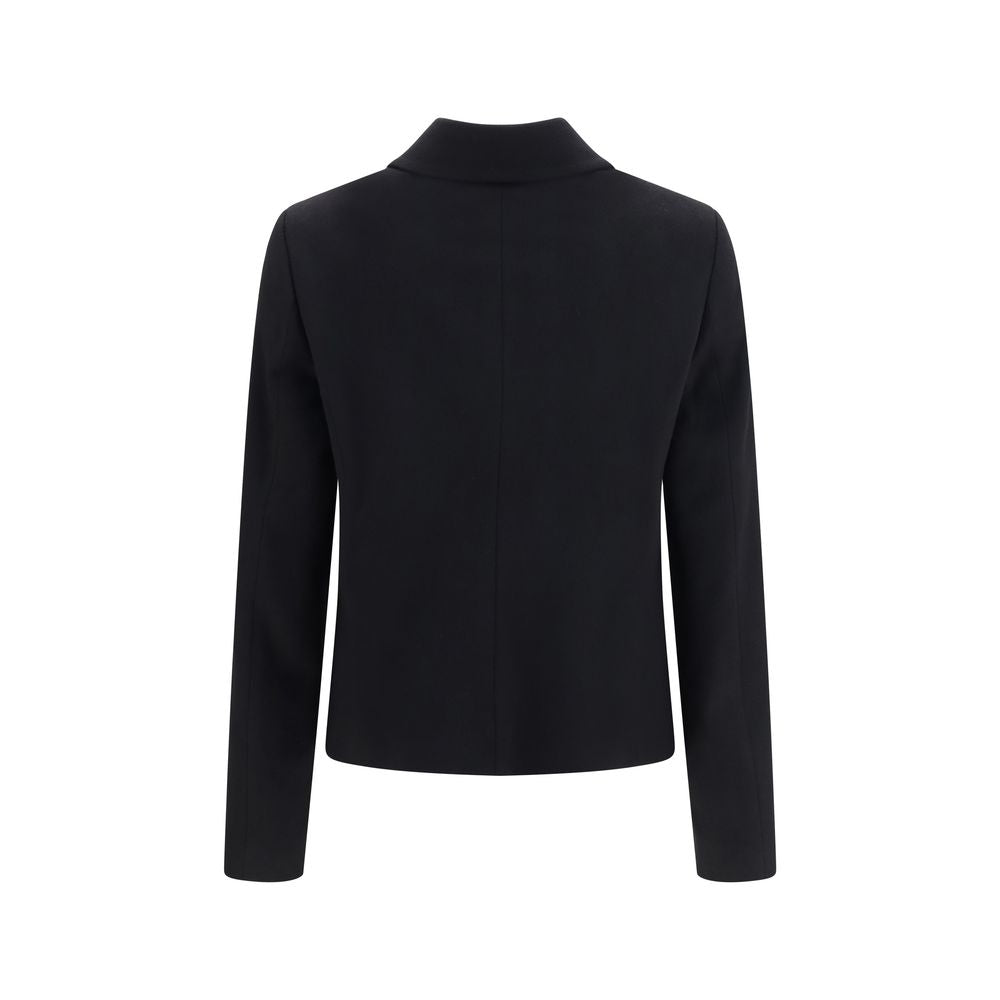 Lardini Black Wool Oves Aries Full-Length Jacket | Regal Royce