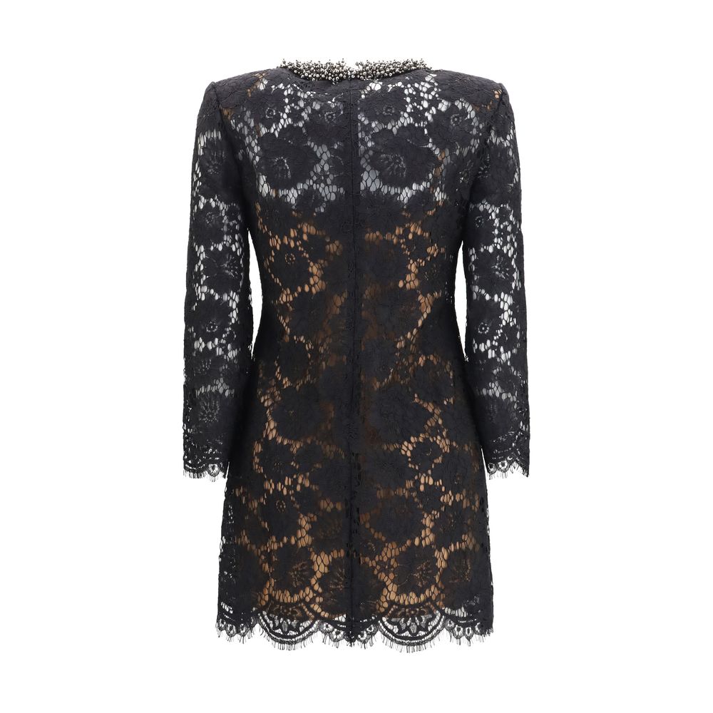 Self-Portrait Black Polyamide Casual Dress | Regal Royce