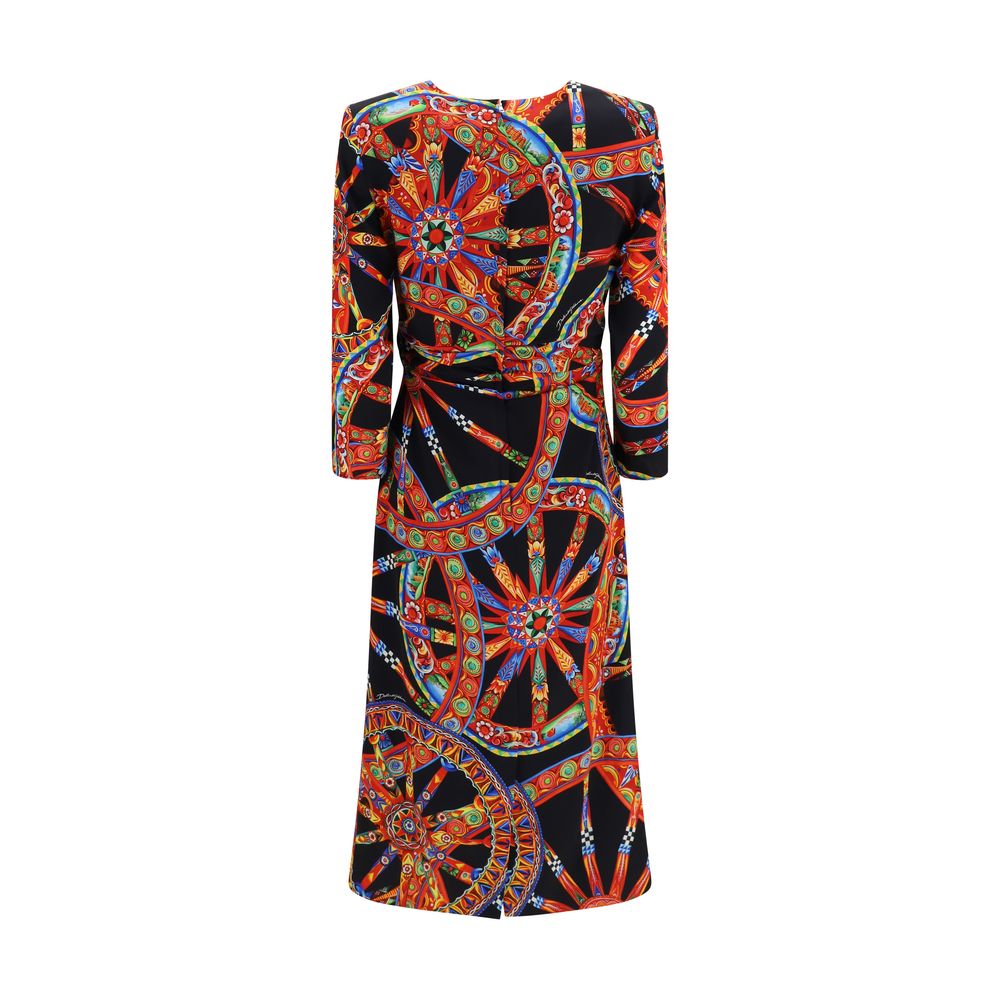 Dolce & Gabbana Multicolor Silk Cocktail Dress | Regal Royce