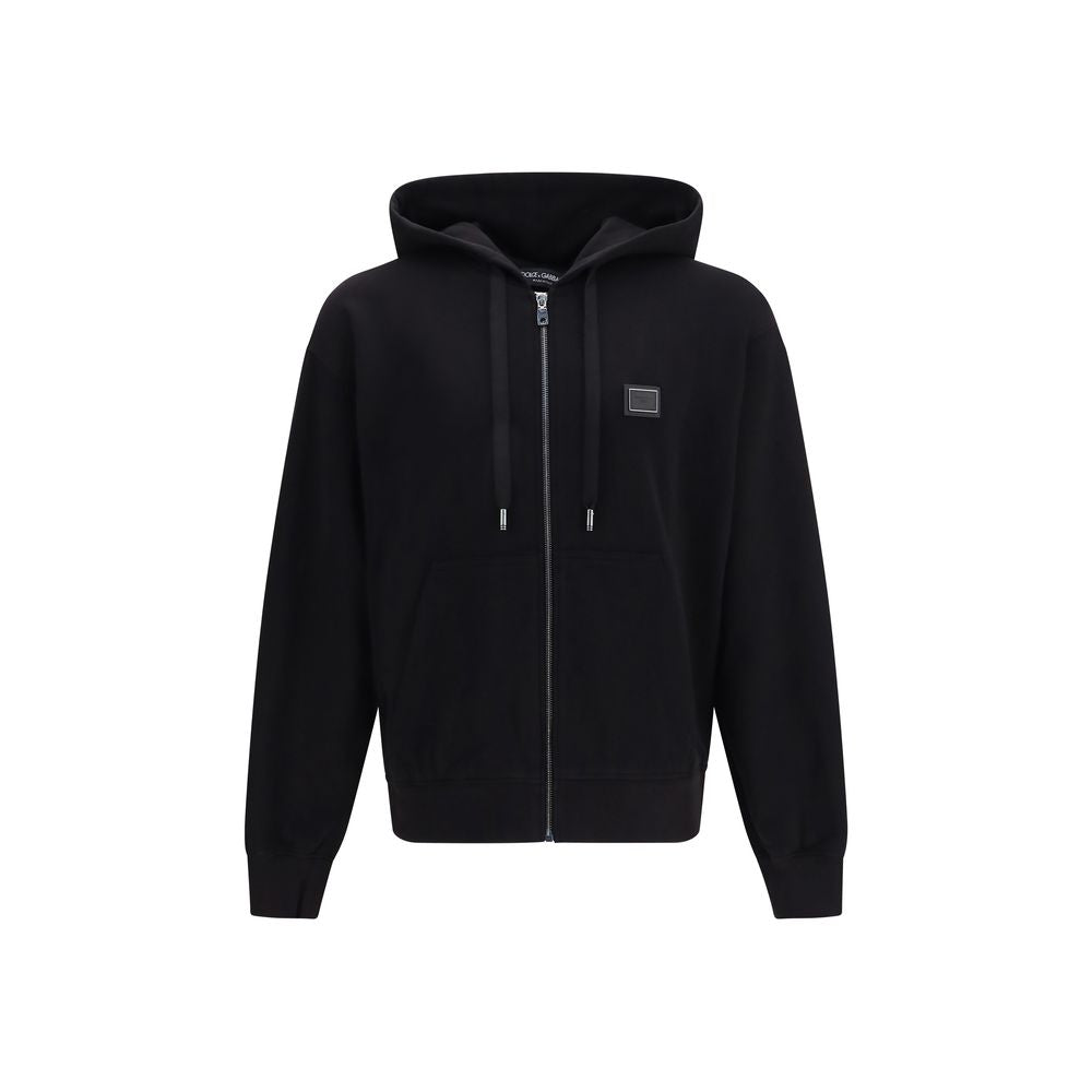 Dolce & Gabbana Black Cotton Sweatshirt | Regal Royce