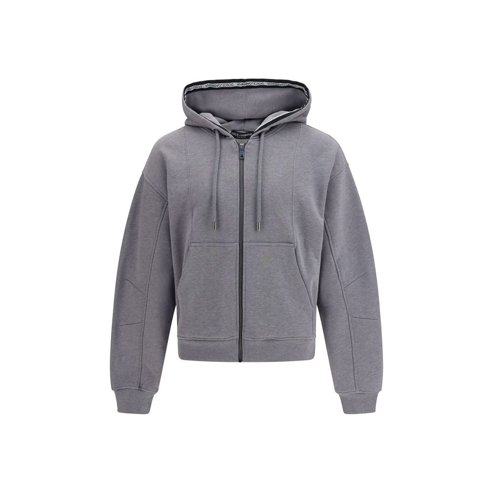 Dolce & Gabbana Gray Cotton Sweatshirt | Regal Royce