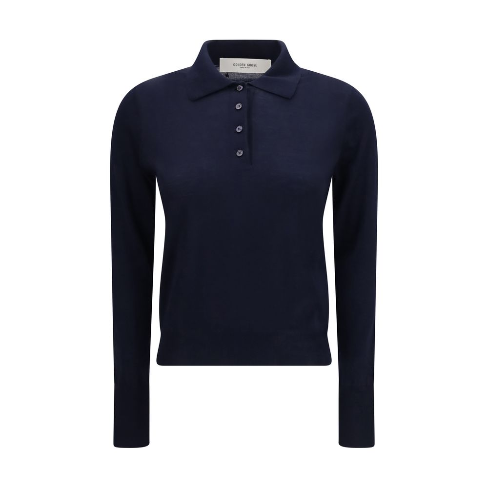 Golden Goose Blue Wool Oves Aries Shirt | Regal Royce
