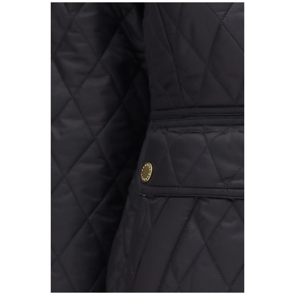 Barbour Black Polyamide Full-Length Jacket | Regal Royce