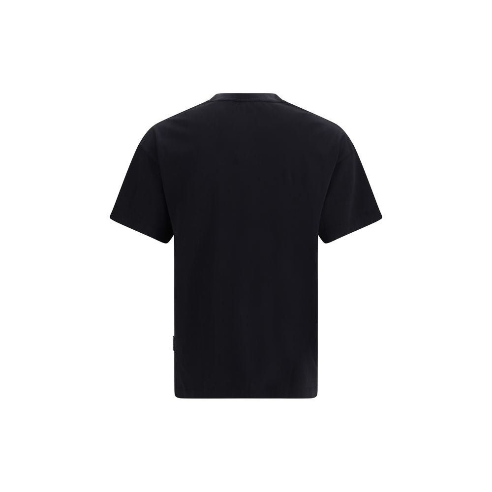 Palm Angels Black Cotton T-Shirt | Regal Royce