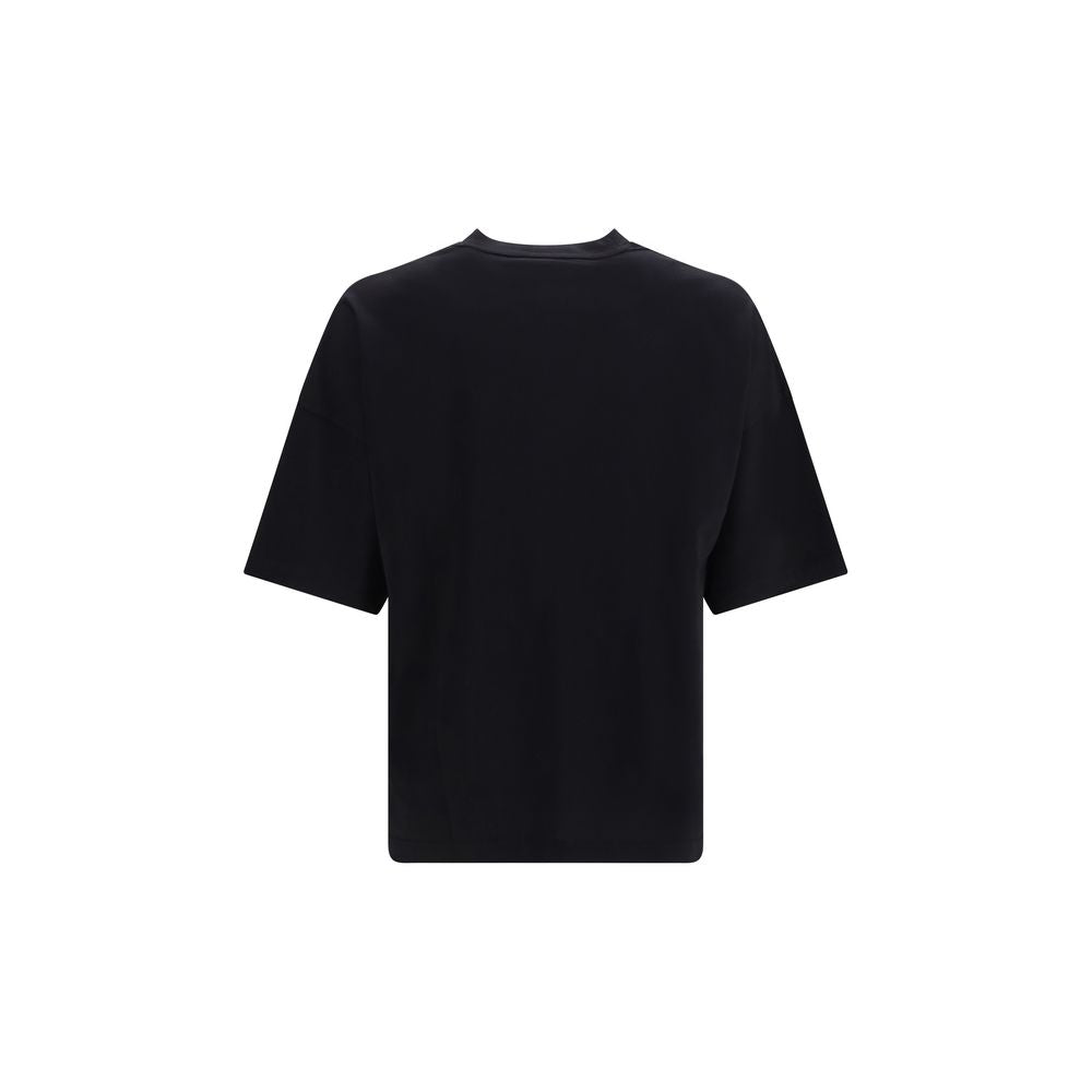 Palm Angels Black Cotton T-Shirt | Regal Royce