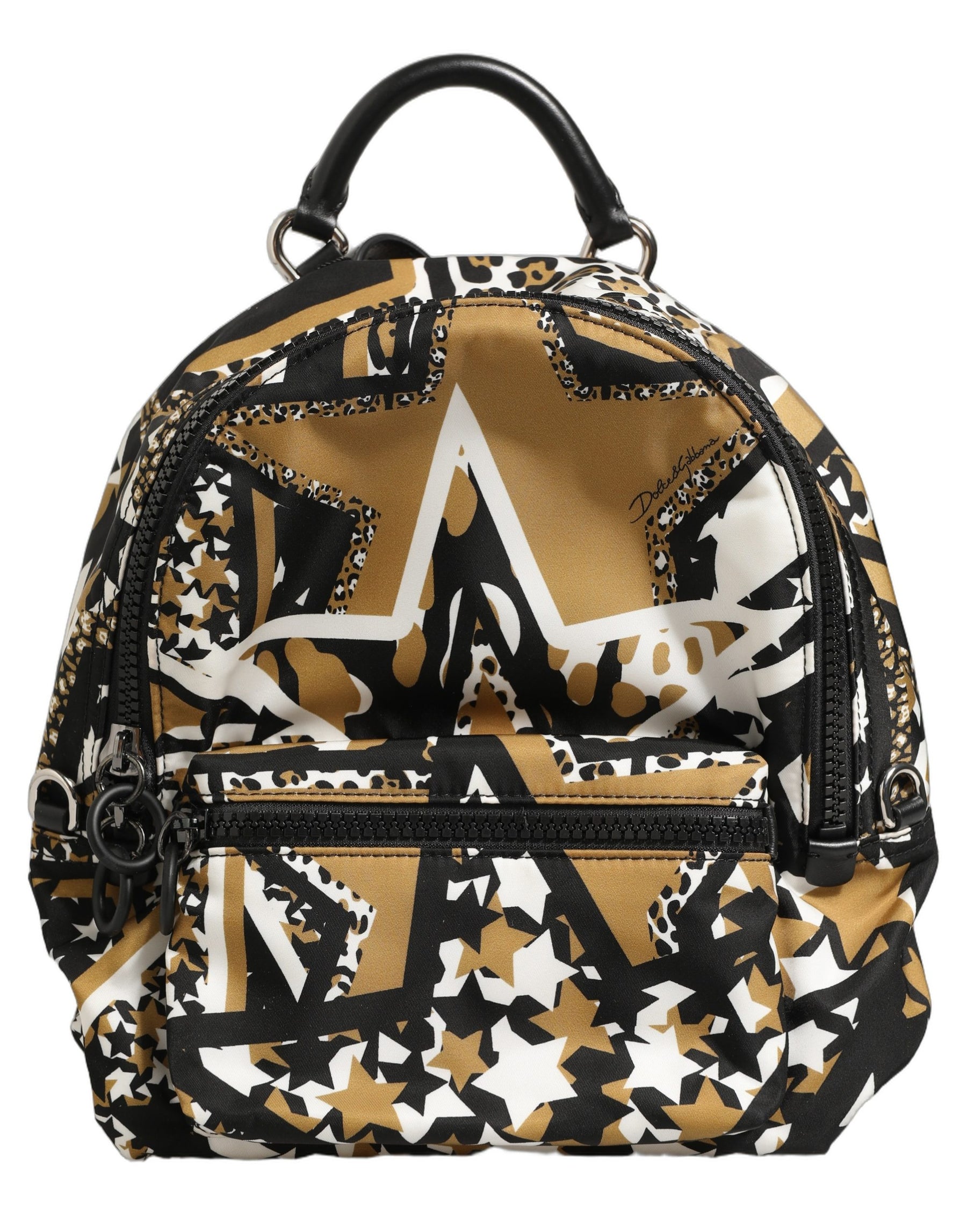 Dolce & Gabbana Multicolor Star Nylon School Travel Backpack Borse Bag | Regal Royce