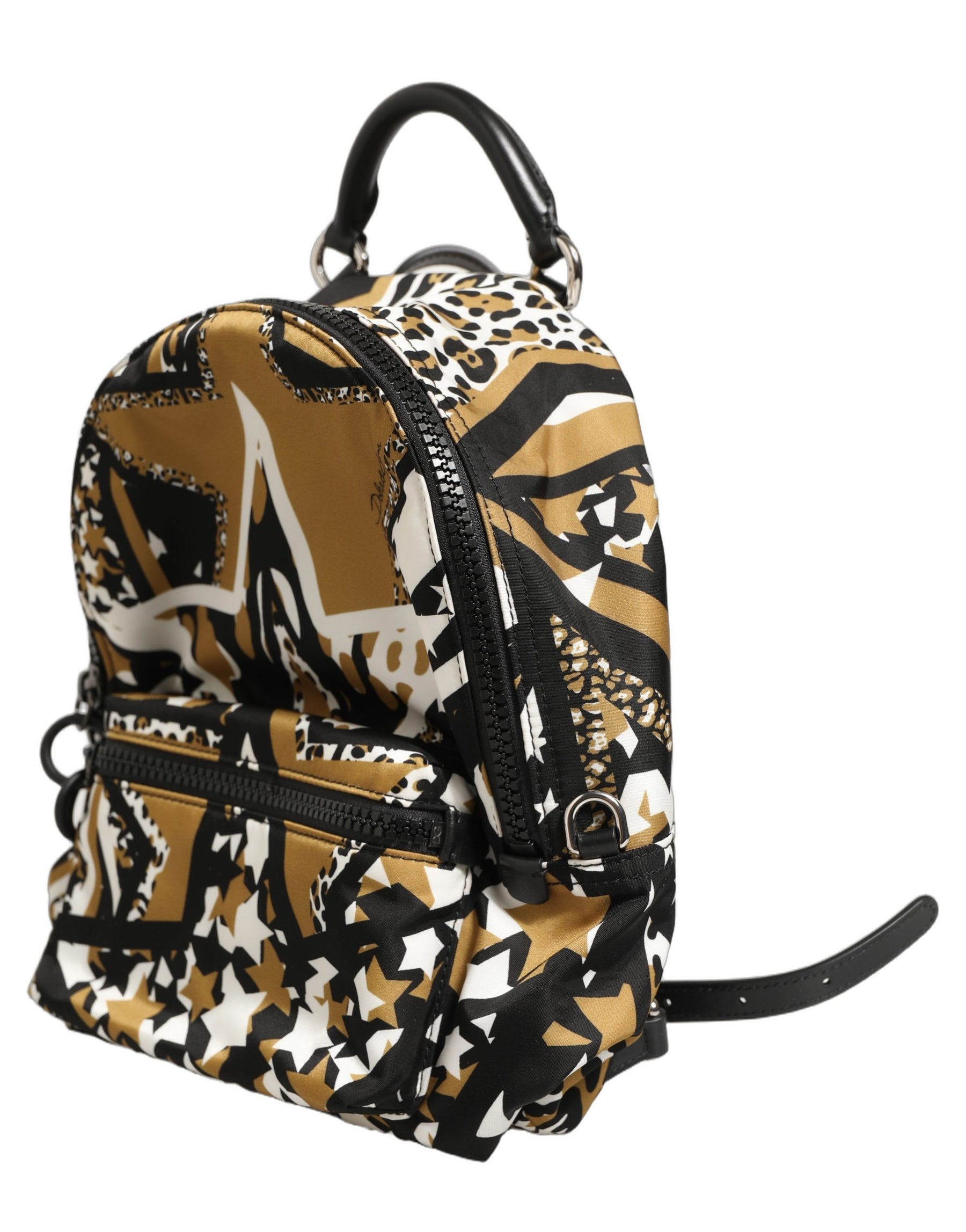 Dolce & Gabbana Multicolor Star Nylon School Travel Backpack Borse Bag | Regal Royce