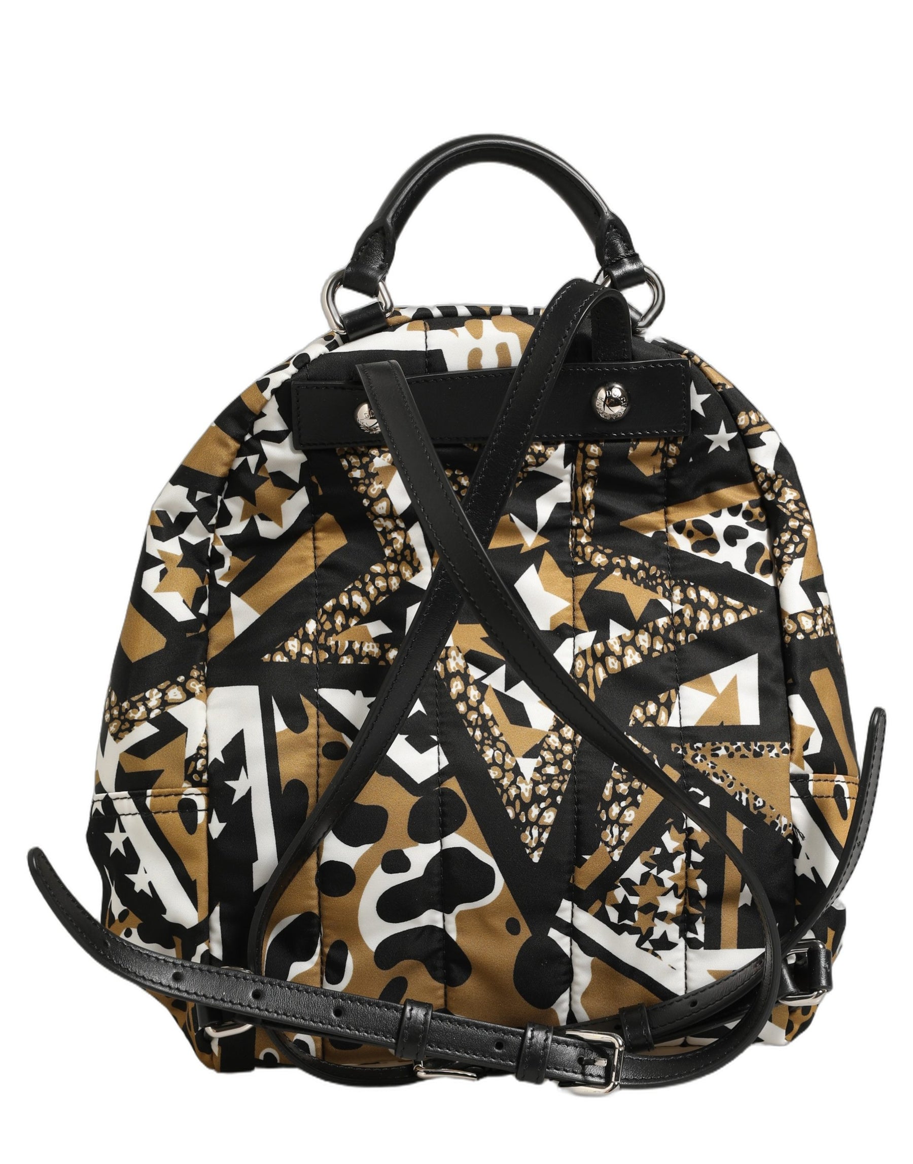 Dolce & Gabbana Multicolor Star Nylon School Travel Backpack Borse Bag | Regal Royce
