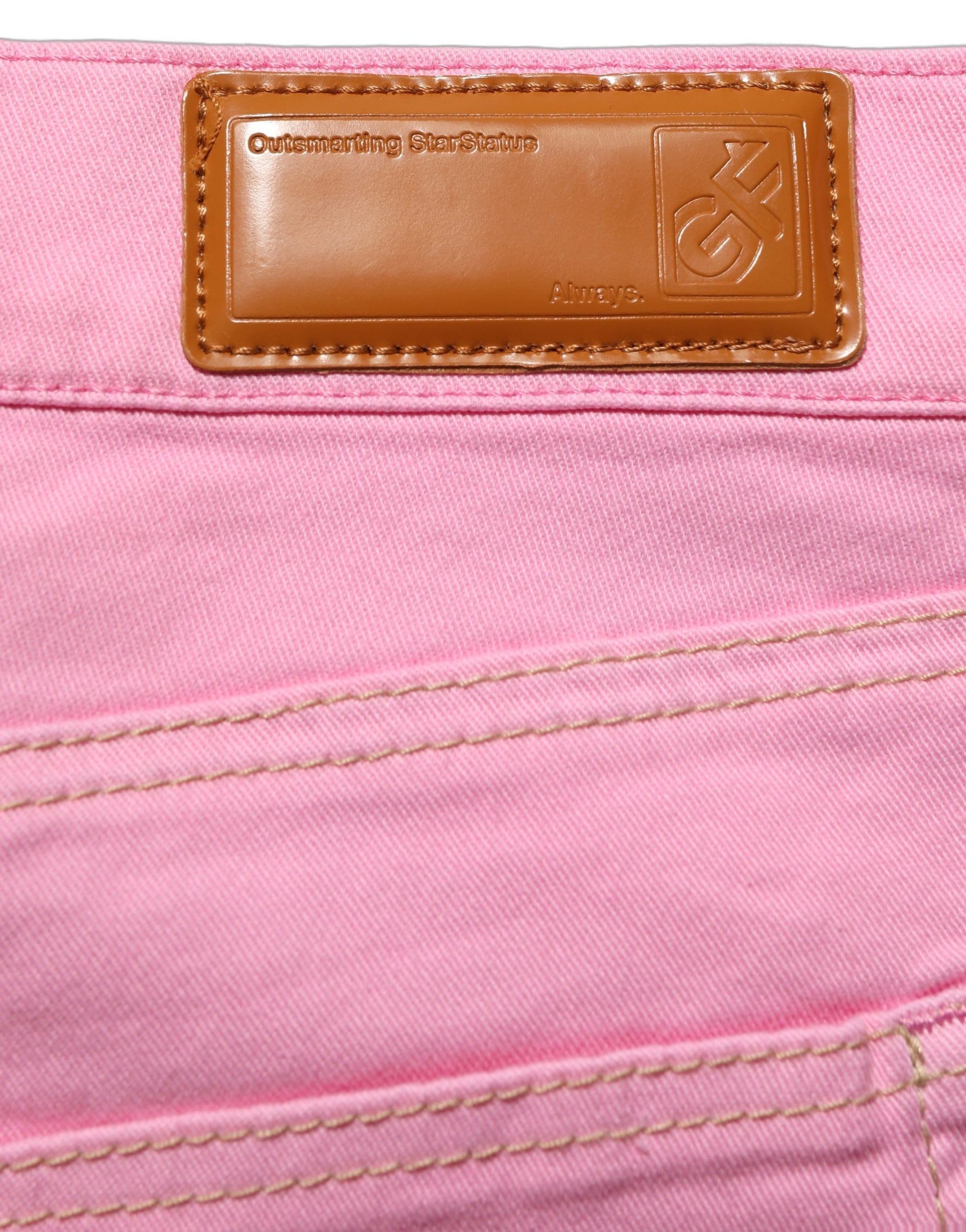 GF Ferre Pink Mid-Waisted Flared Denim Casual Jeans | Regal Royce