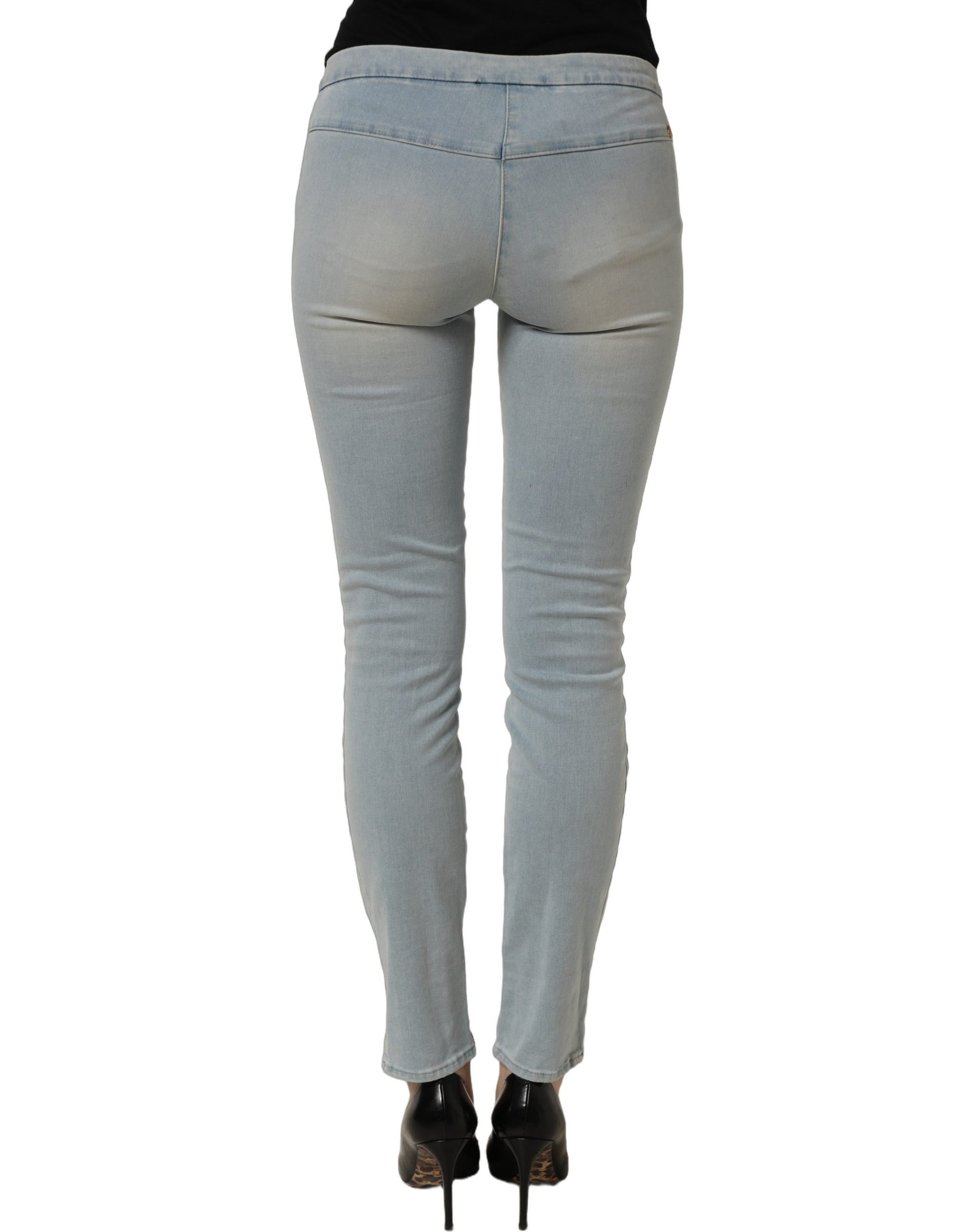 CYCLE Light Blue Washed Stretch Skinny Denim Trouser Women Jeans | Regal Royce