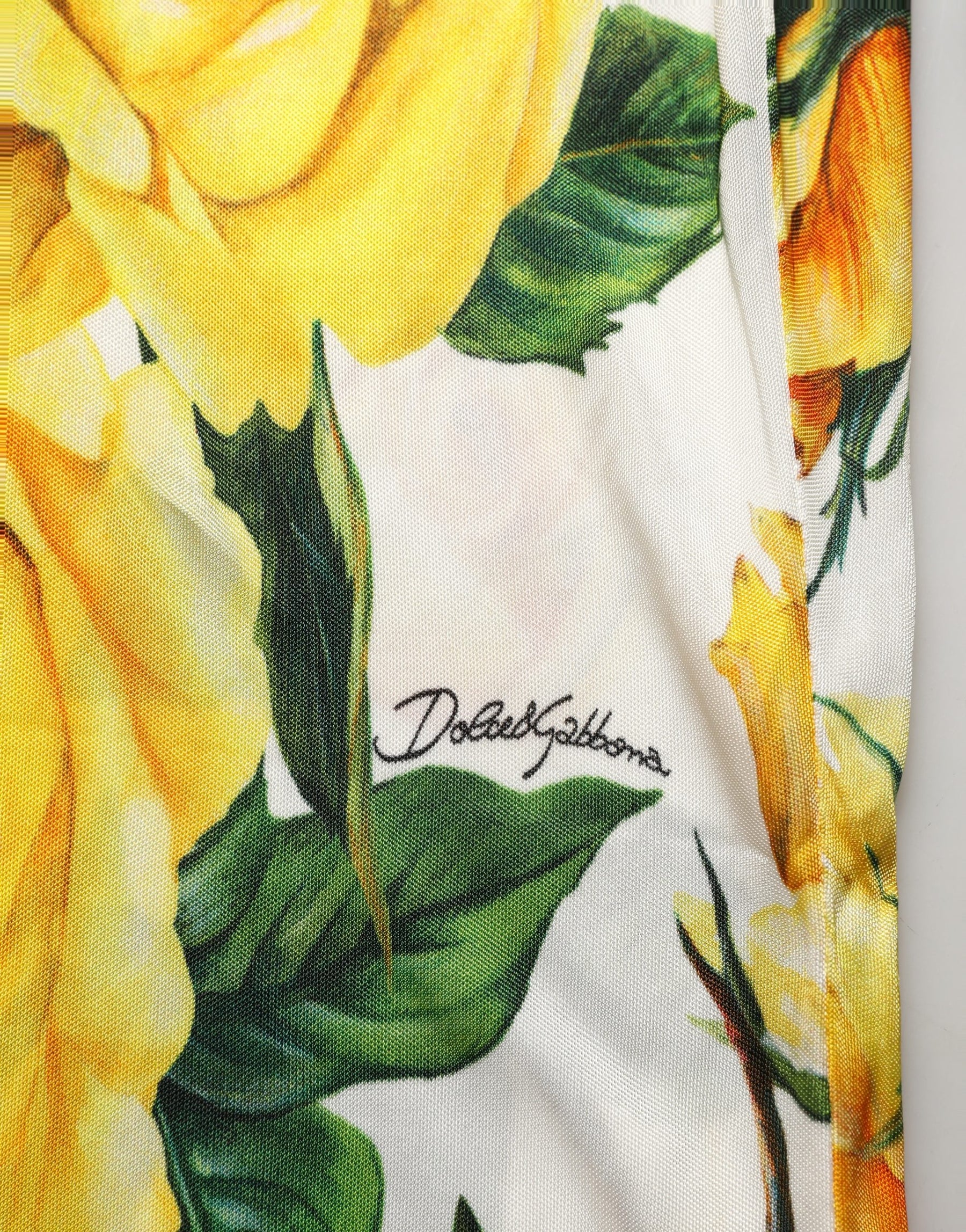 Dolce & Gabbana Multicolor Floral High Waist Straight Pants | Regal Royce