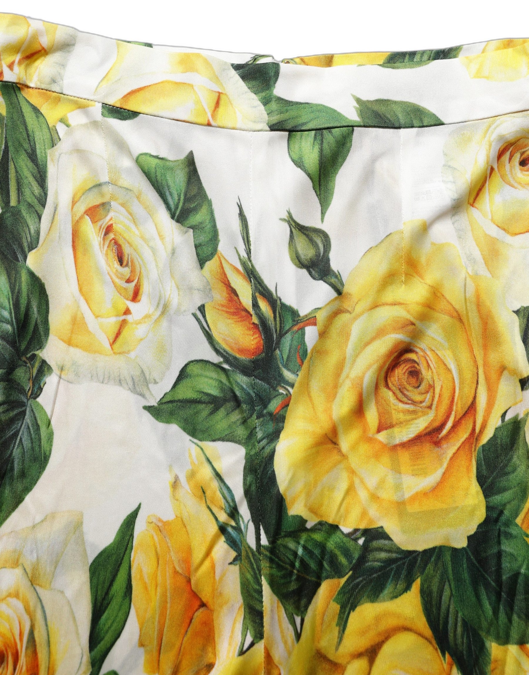 Dolce & Gabbana Multicolor Floral High Waist Straight Pants | Regal Royce