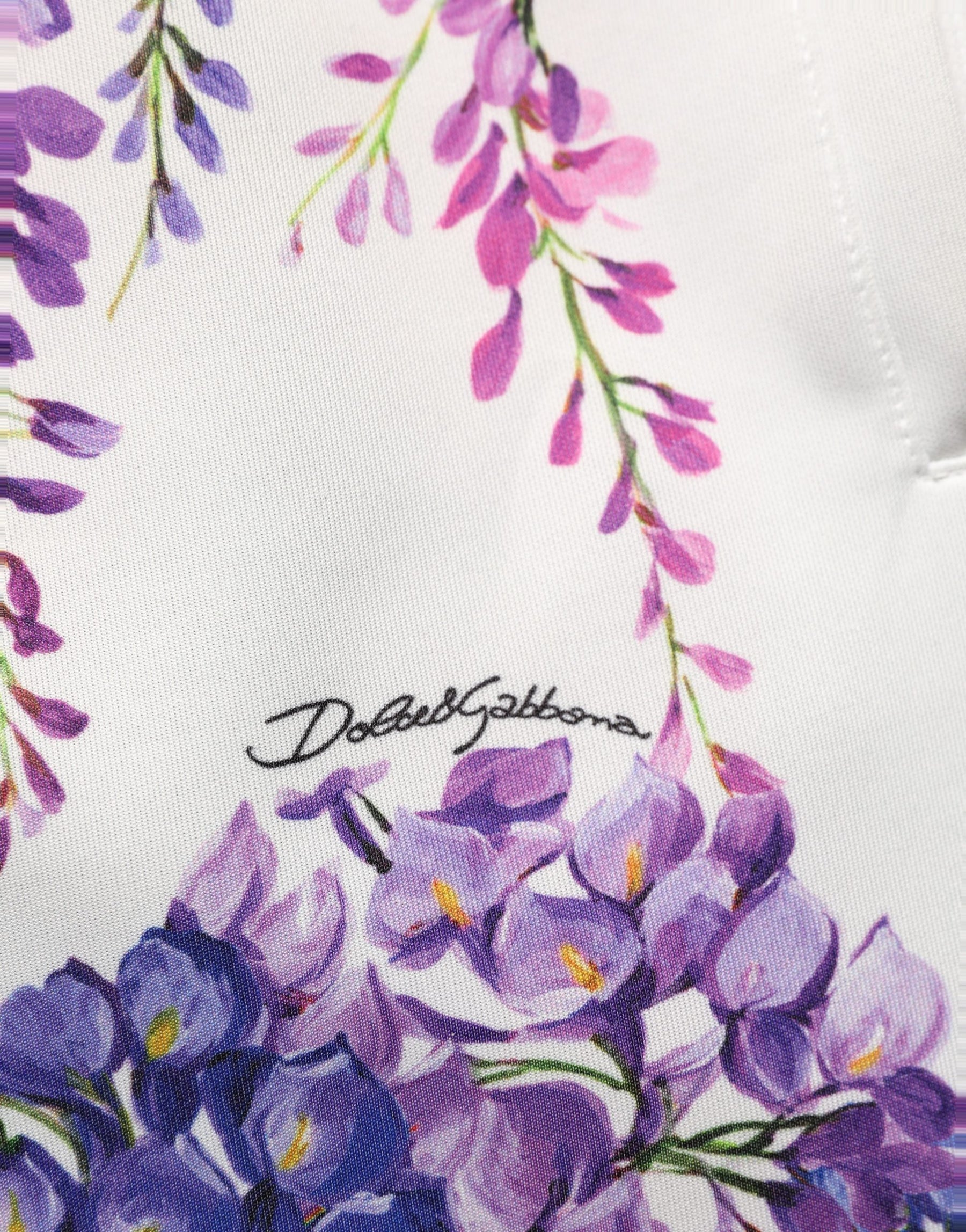 Dolce & Gabbana Multicolor Floral Mid Waist Jogger Pants | Regal Royce