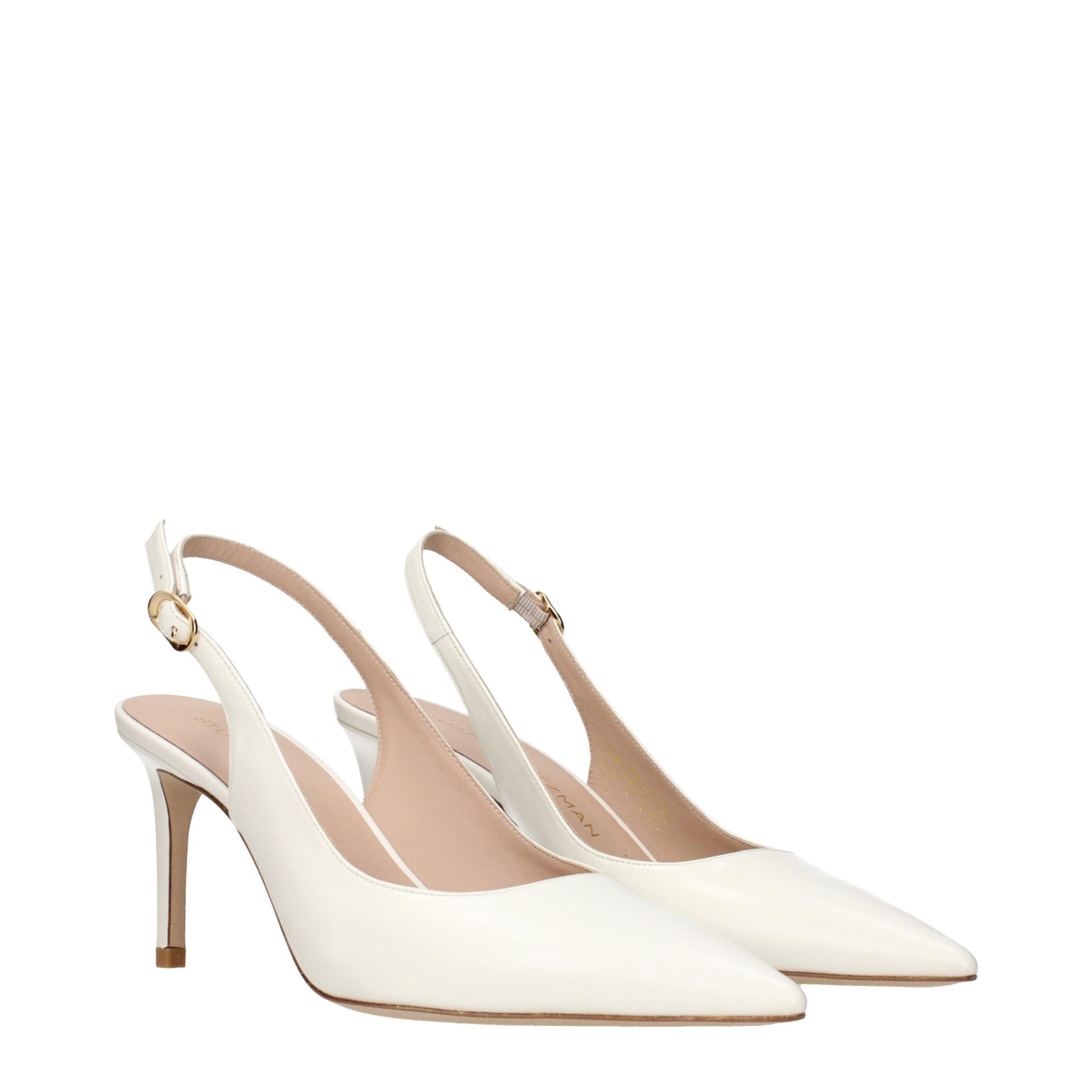 Stuart Weitzman Beige Leather High Heel Pumps | Regal Royce