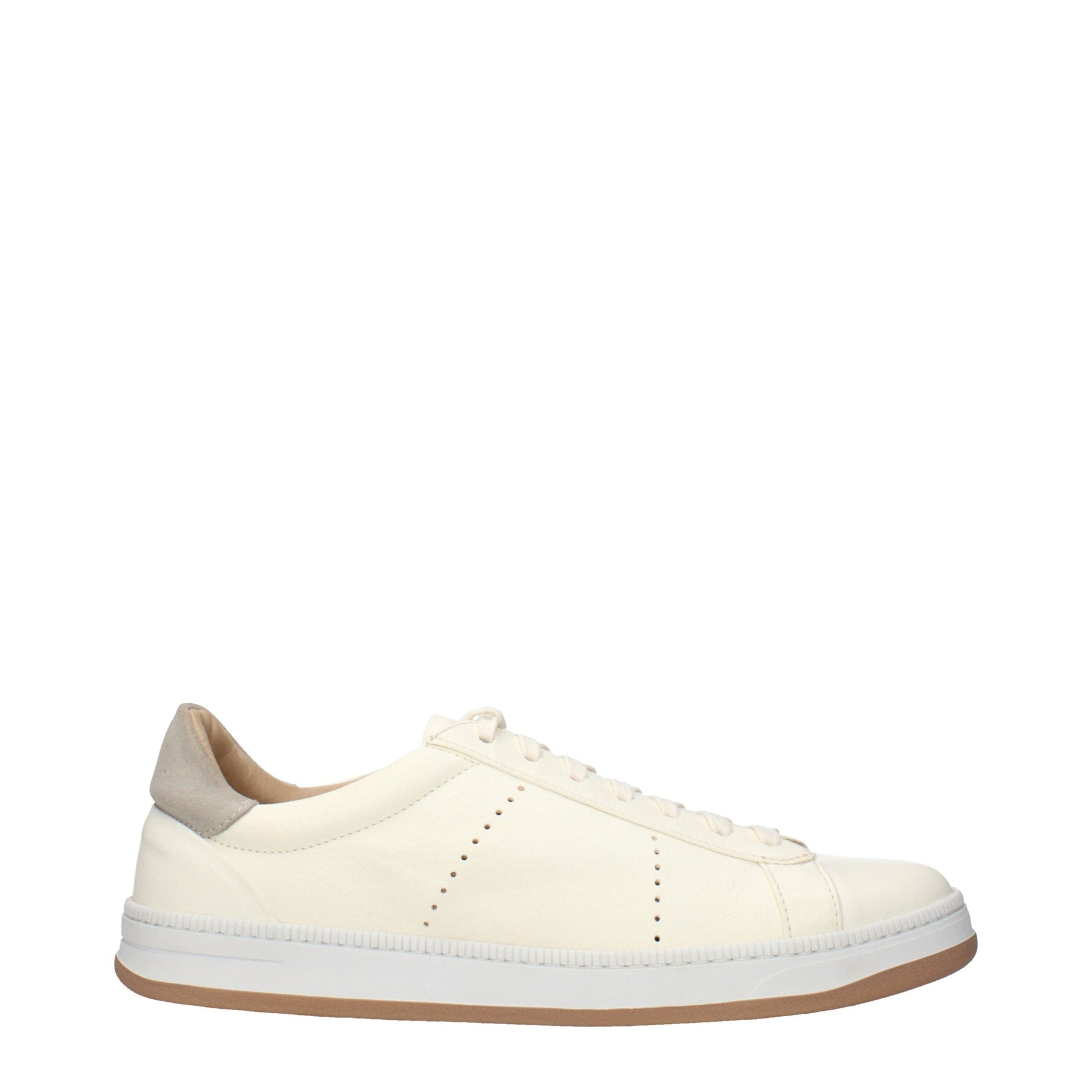Eleventy Beige Leather Sneakers | Regal Royce