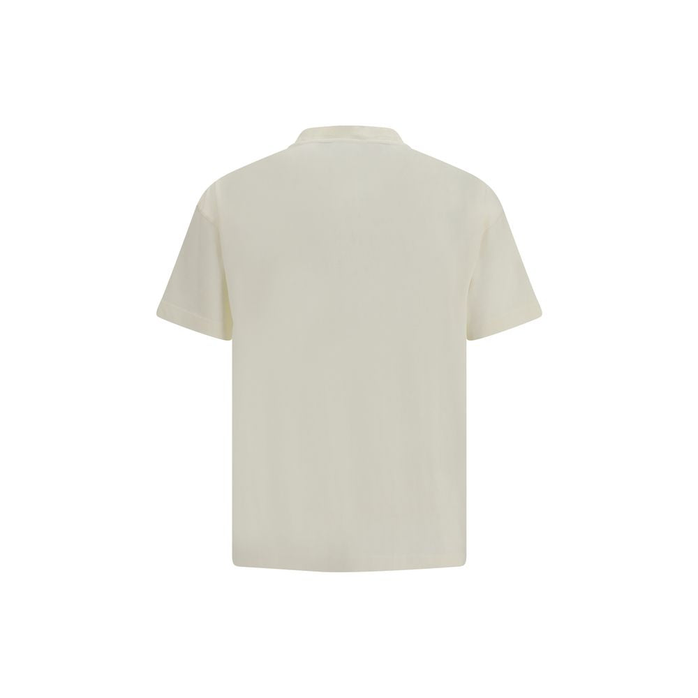 Palm Angels White Cotton T-Shirt | Regal Royce