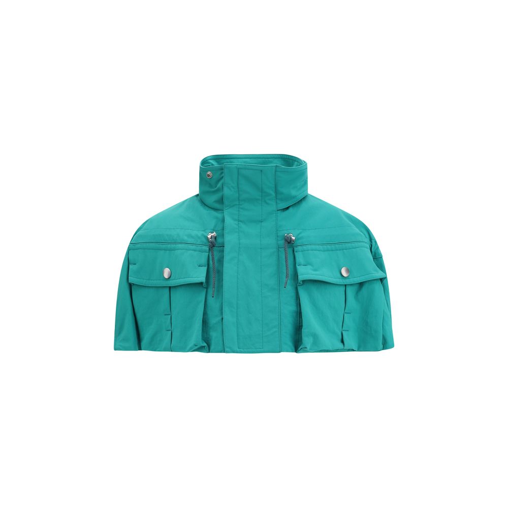 Prada Blue Nylon Coat | Regal Royce