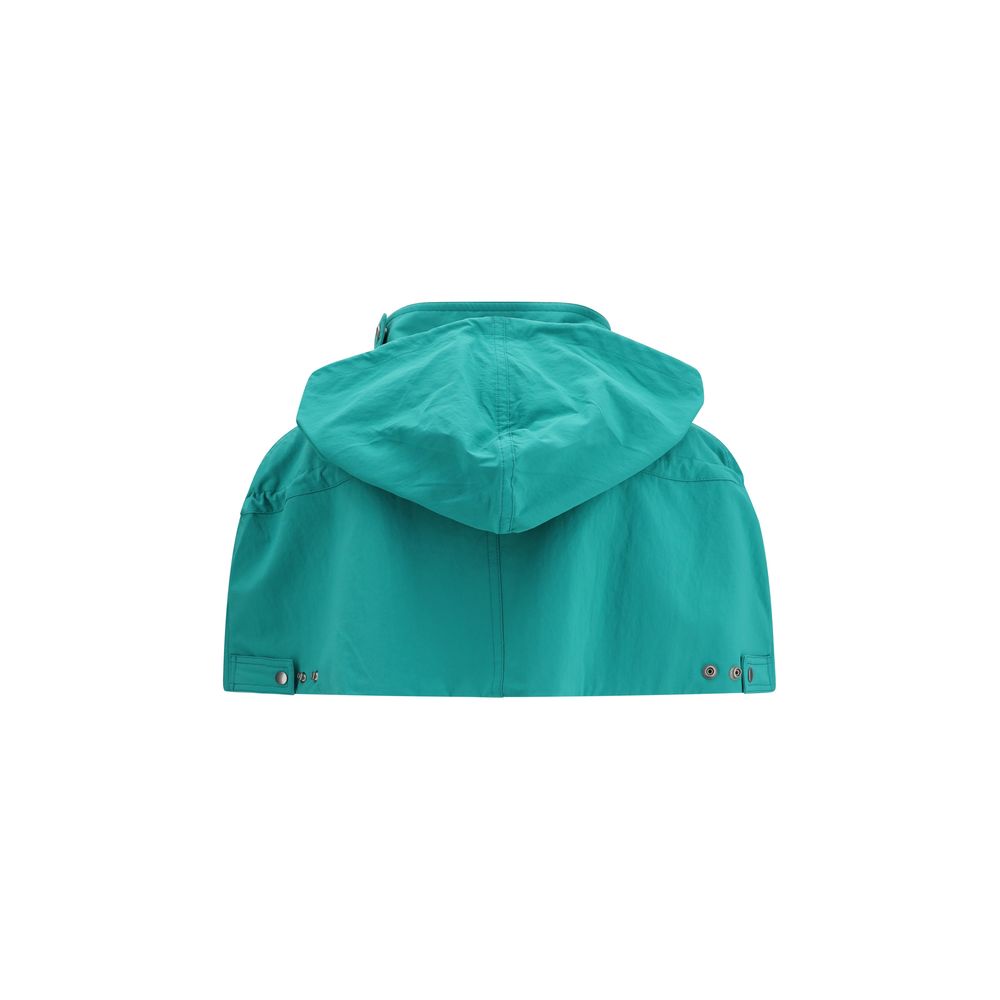 Prada Blue Nylon Coat | Regal Royce