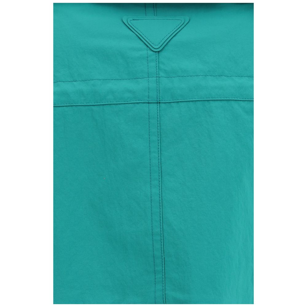 Prada Blue Nylon Coat | Regal Royce