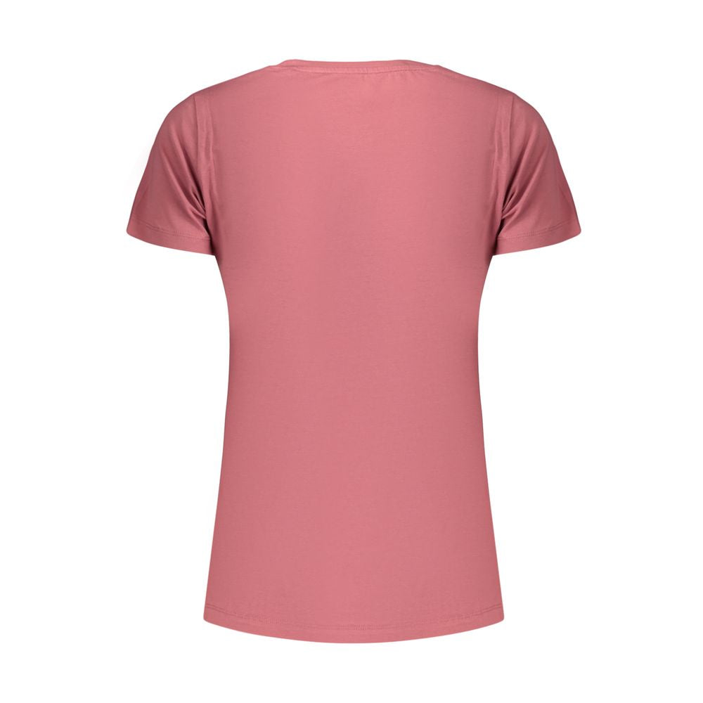 Pepe Jeans Pink Cotton Women's T-Shirt | Regal Royce