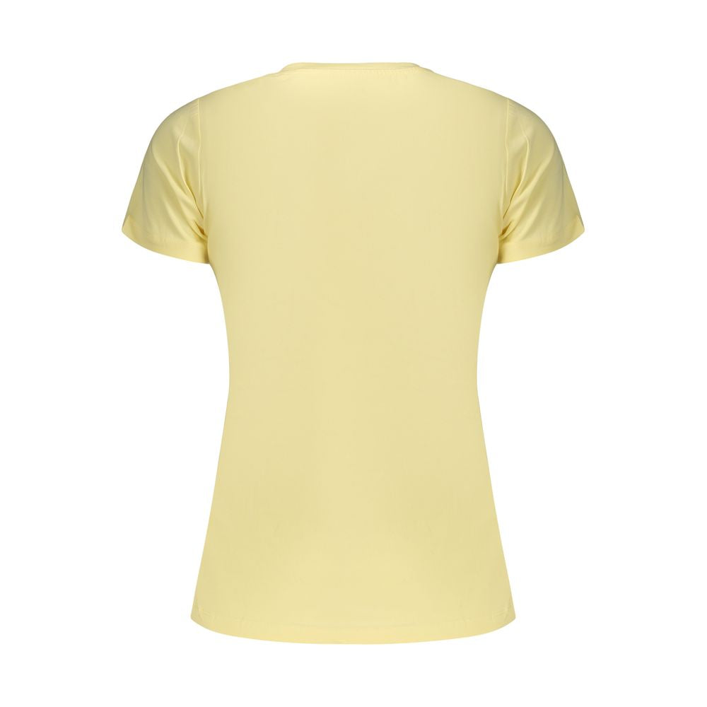 Pepe Jeans Yellow Cotton Women's T-Shirt | Regal Royce