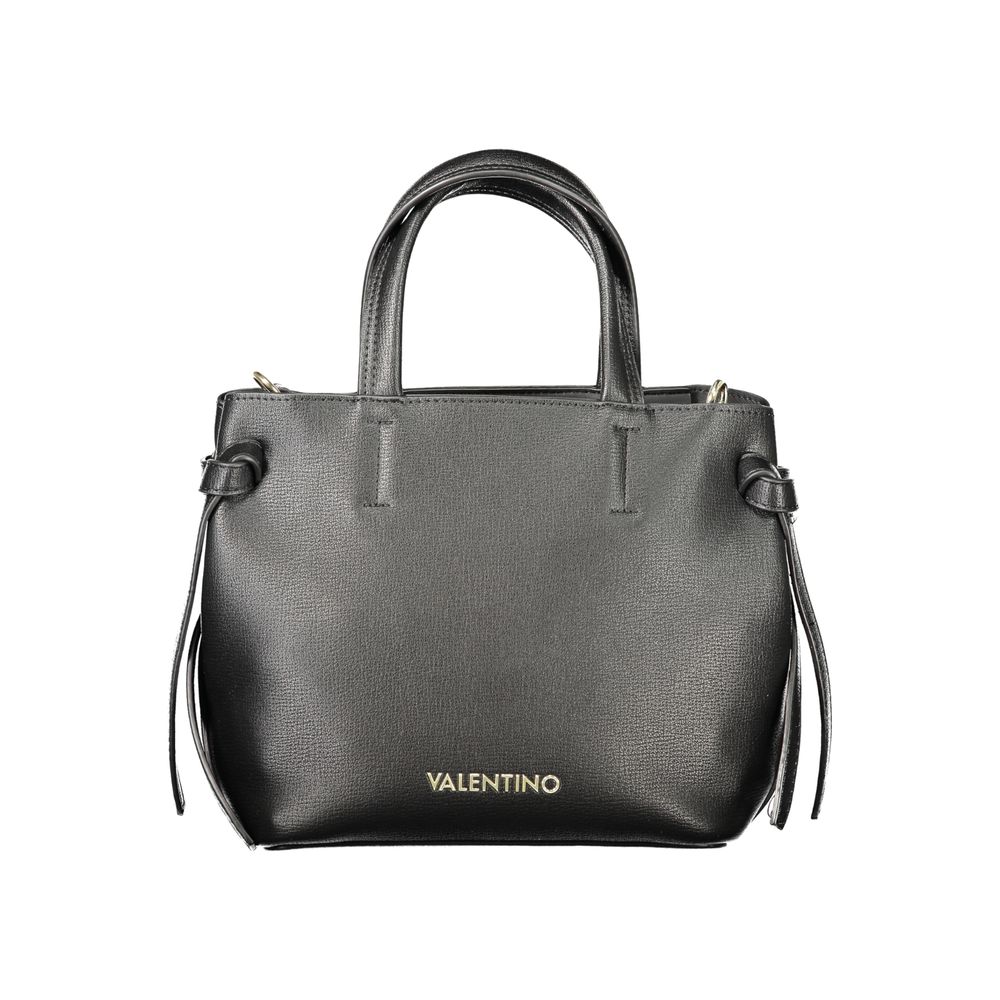 Mario Valentino Black Polyurethane Women's Bag | Regal Royce