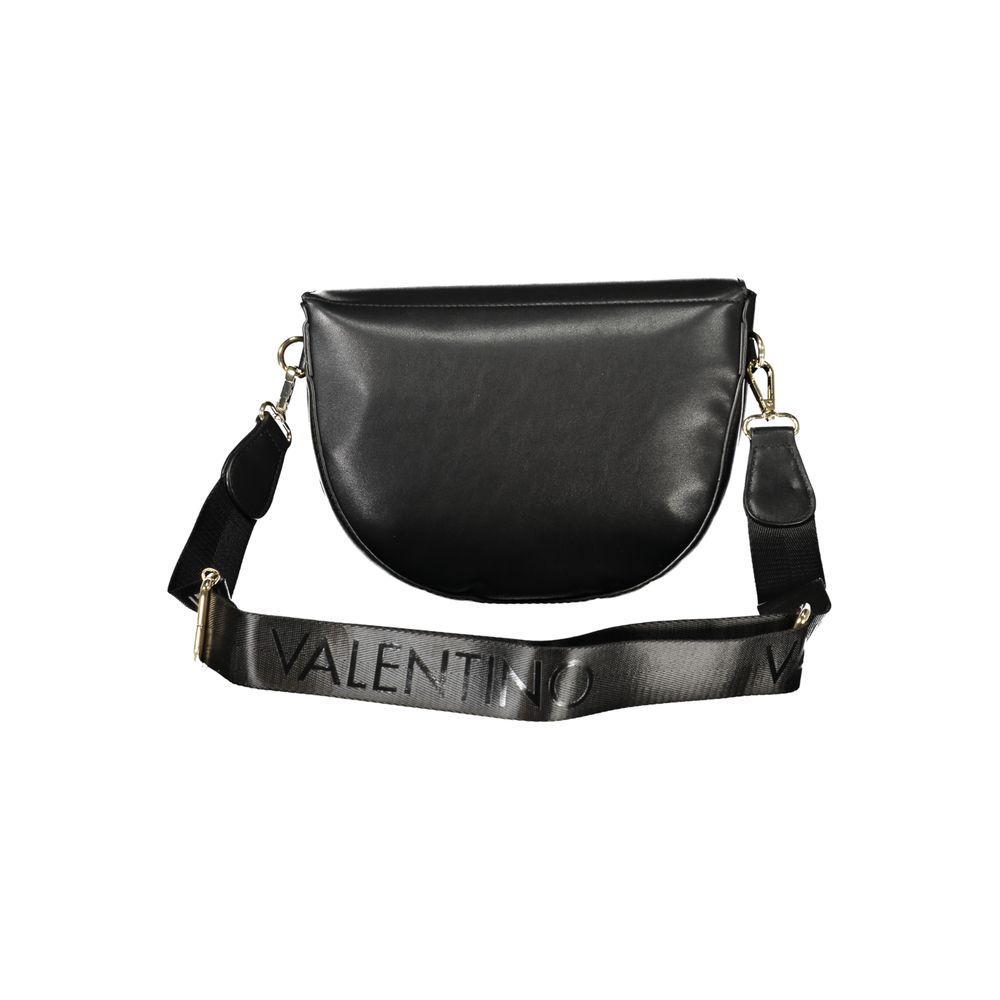 Mario Valentino Black Polyurethane Women's Bag | Regal Royce