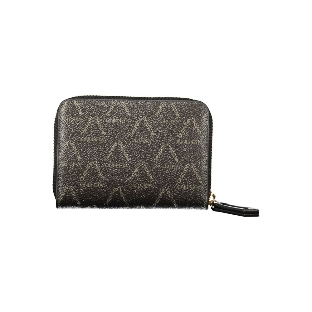 Mario Valentino Black Polyurethane Women's Wallet | Regal Royce