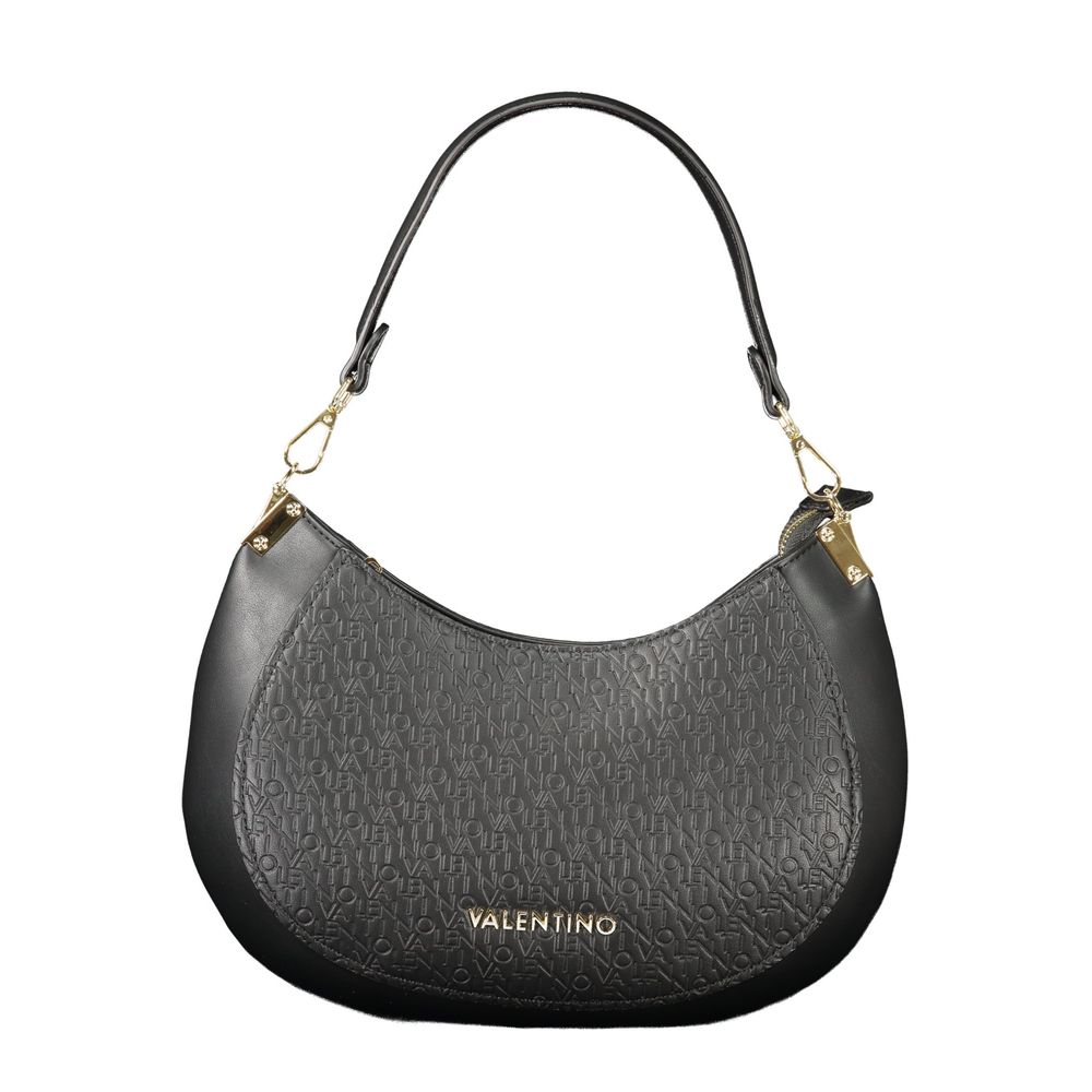 Mario Valentino Black Polyurethane Women's Bag | Regal Royce