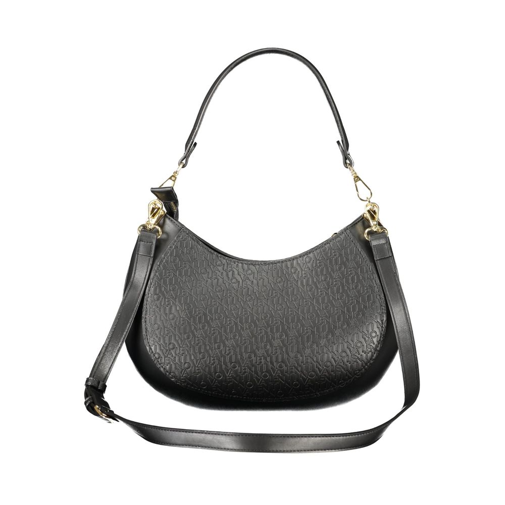 Mario Valentino Black Polyurethane Women's Bag | Regal Royce