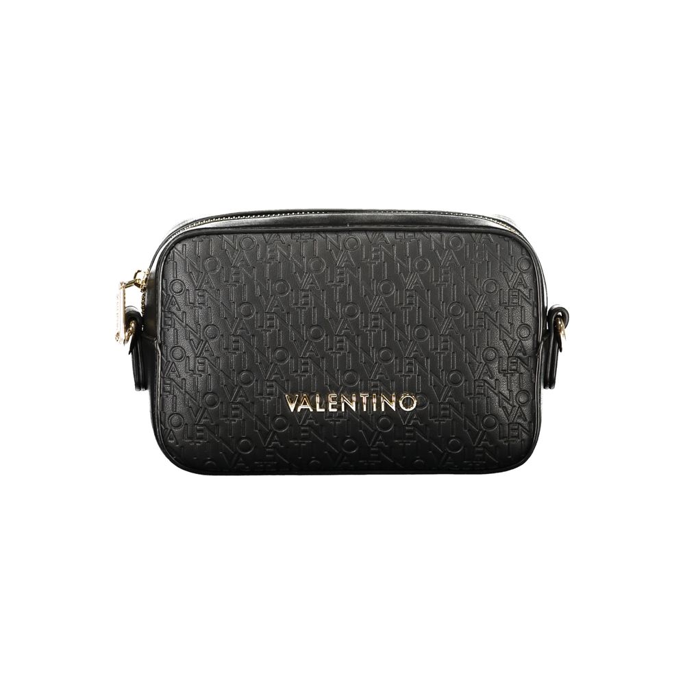Mario Valentino Black Polyurethane Women's Bag | Regal Royce