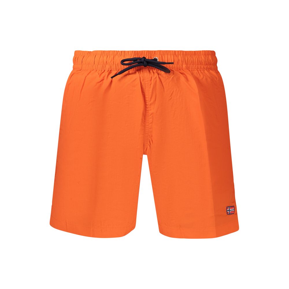 Norway 1963 Orange Polyamide Men's Boxer | Regal Royce