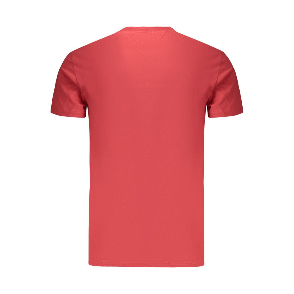 Tommy Hilfiger Red Cotton Men's T-Shirt | Regal Royce