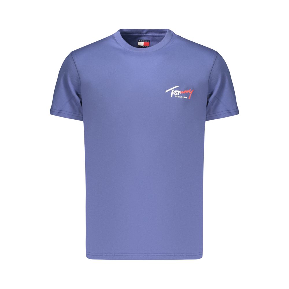Tommy Hilfiger Blue Cotton Men's T-Shirt | Regal Royce