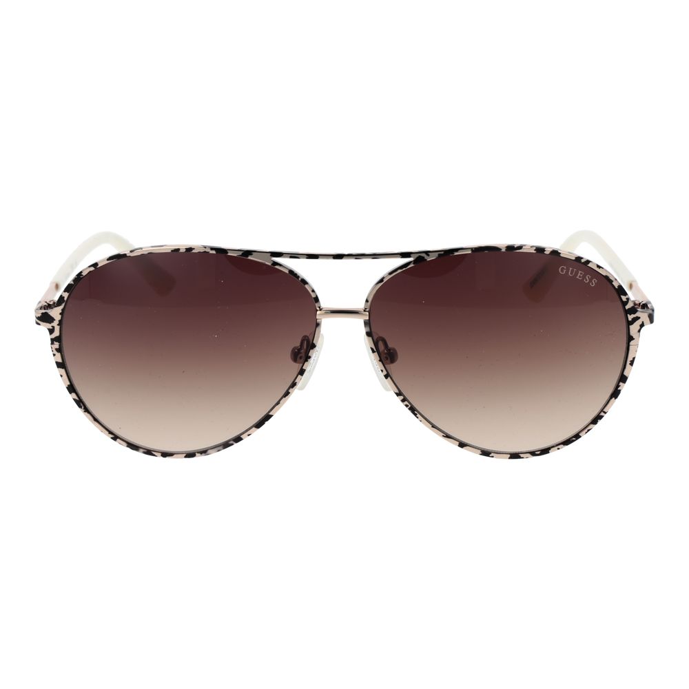 Guess Beige Metal Sunglasses | Regal Royce