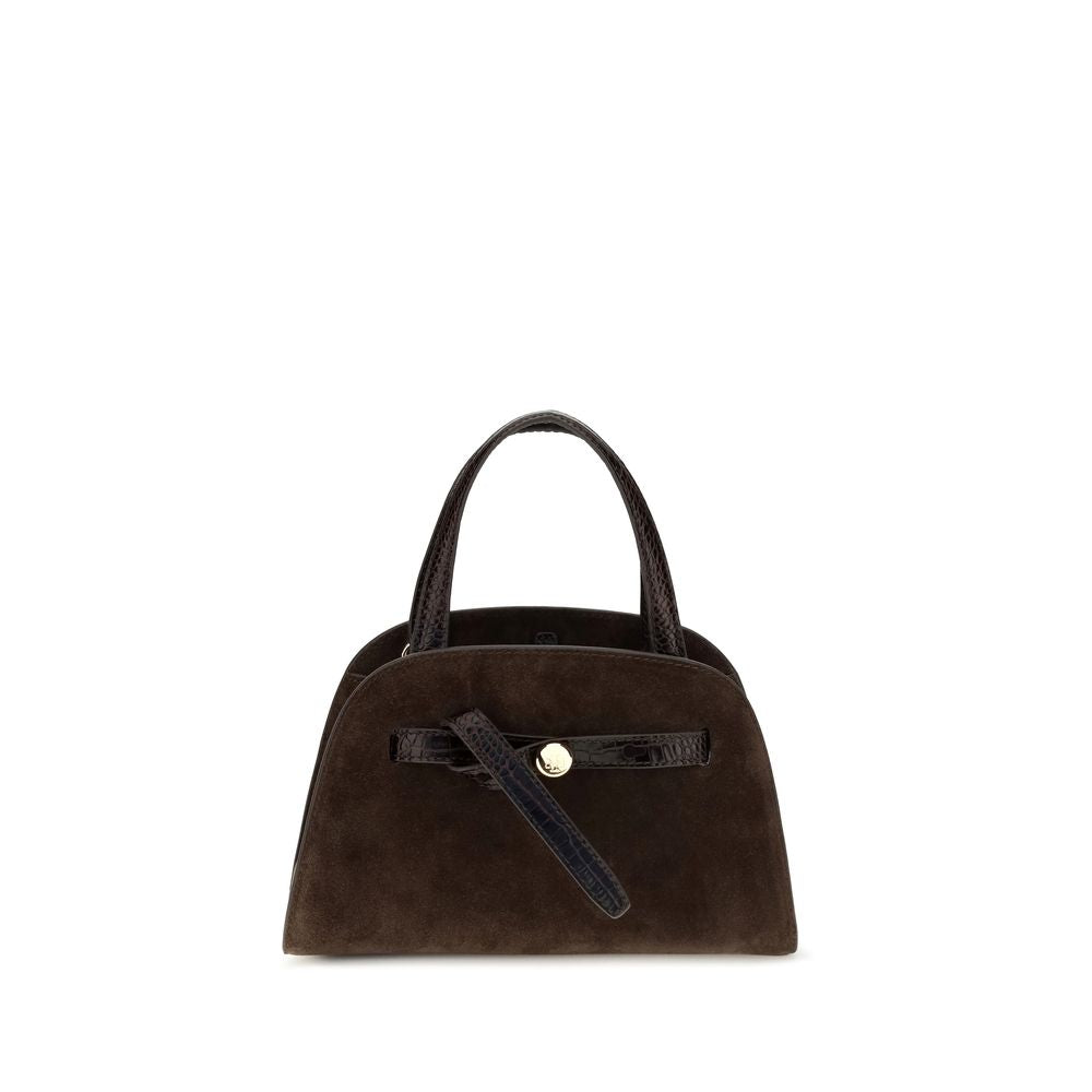 Tory Burch Brown Suede Leather Shoulder Bag | Regal Royce