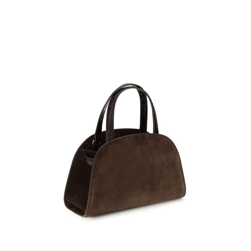 Tory Burch Brown Suede Leather Shoulder Bag | Regal Royce