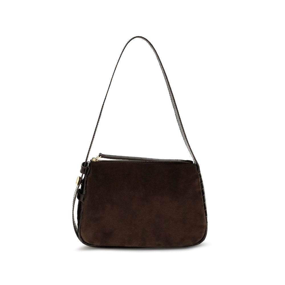 Tory Burch Brown Suede Leather Shoulder Bag | Regal Royce