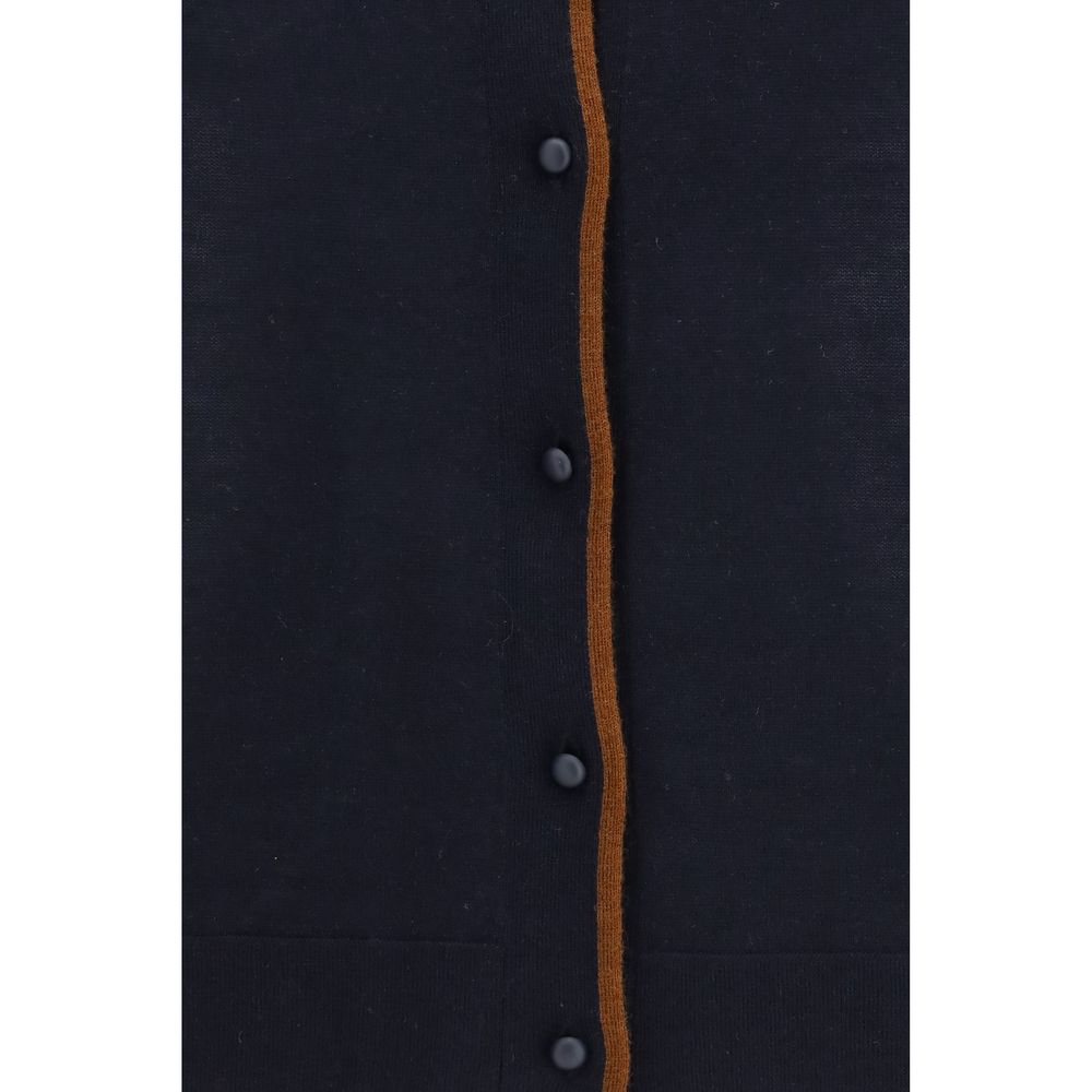 Max Mara Blue Silk Cardigan | Regal Royce